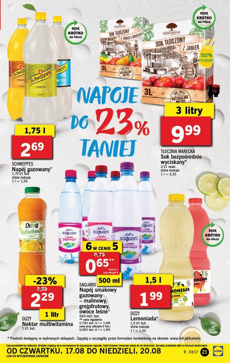 Gazetka promocyjna Lidl do 20/08/2017 str.21