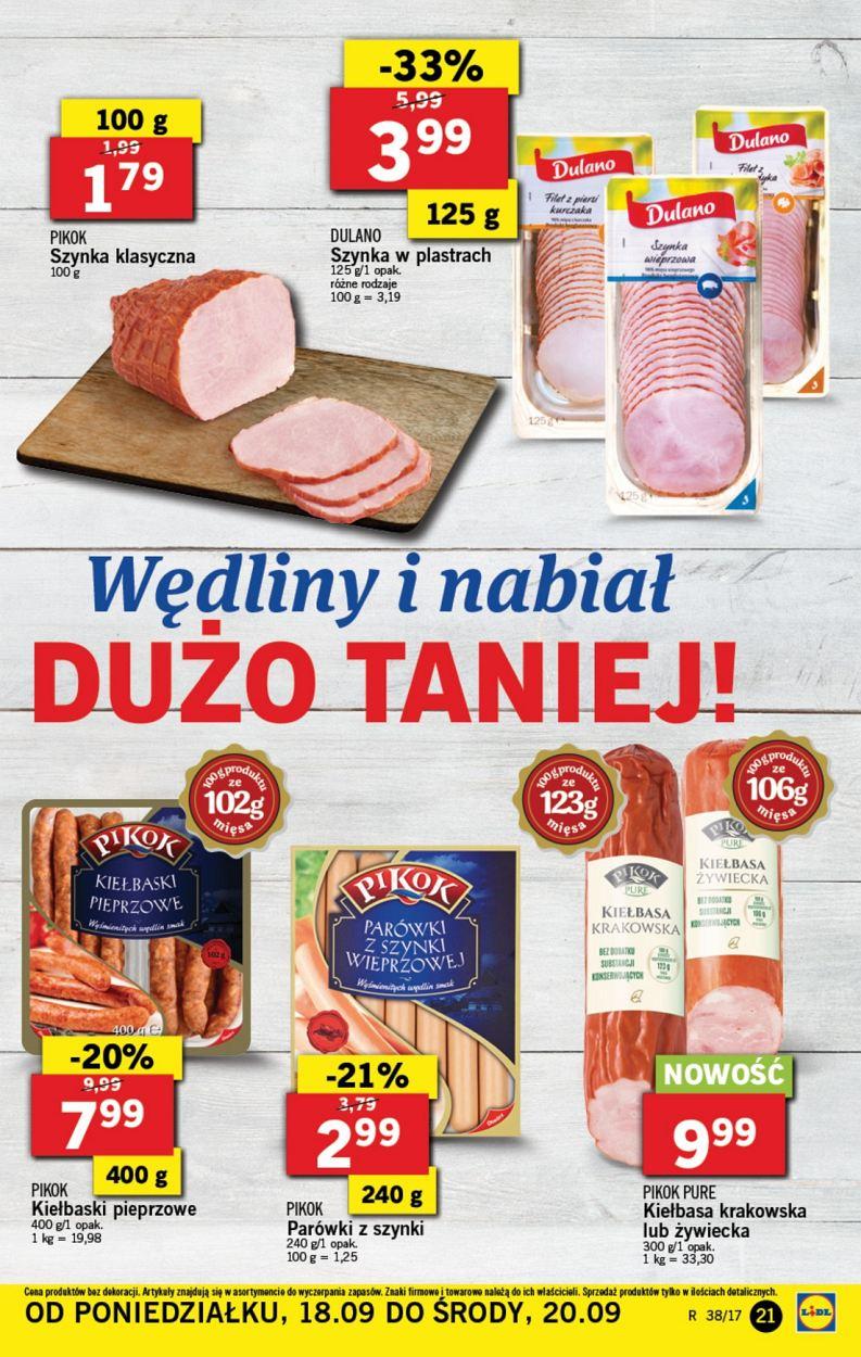 Gazetka promocyjna Lidl do 24/09/2017 str.21