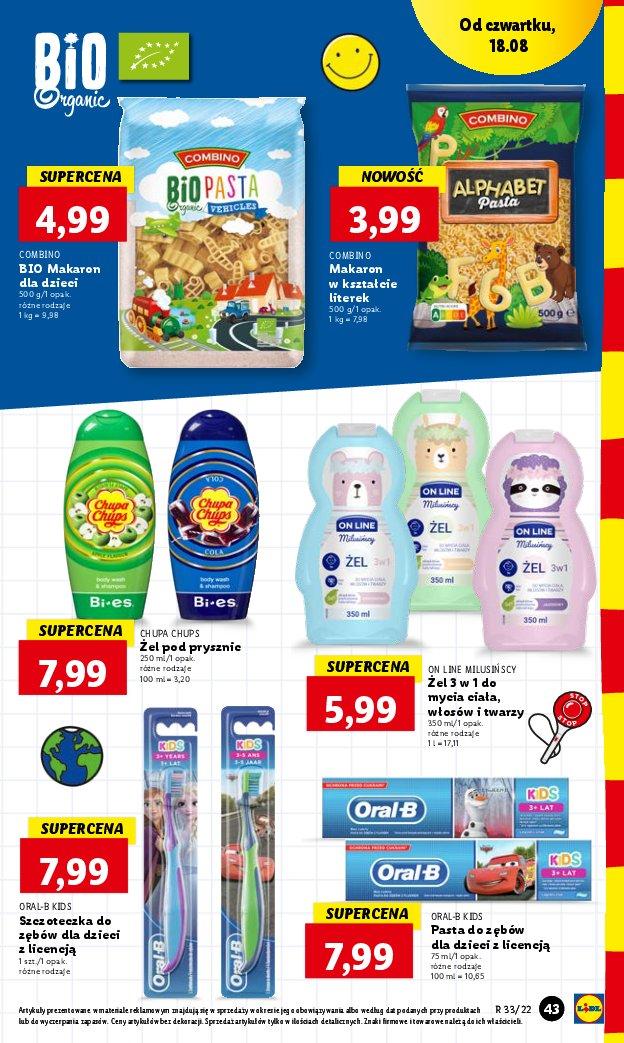 Gazetka promocyjna Lidl do 20/08/2022 str.43