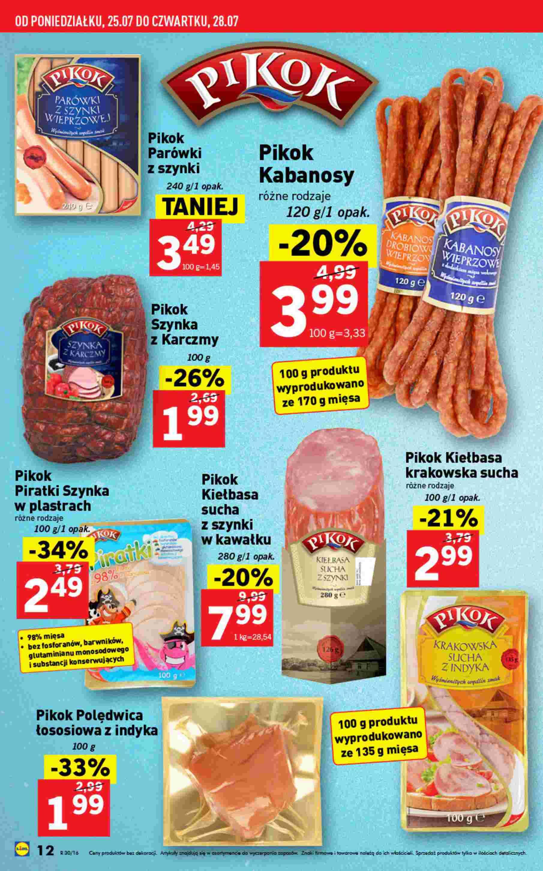 Gazetka promocyjna Lidl do 31/07/2016 str.12