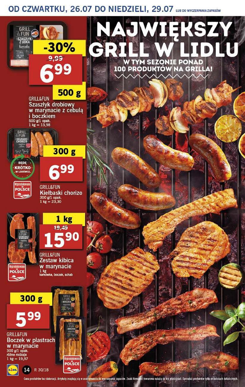 Gazetka promocyjna Lidl do 29/07/2018 str.14