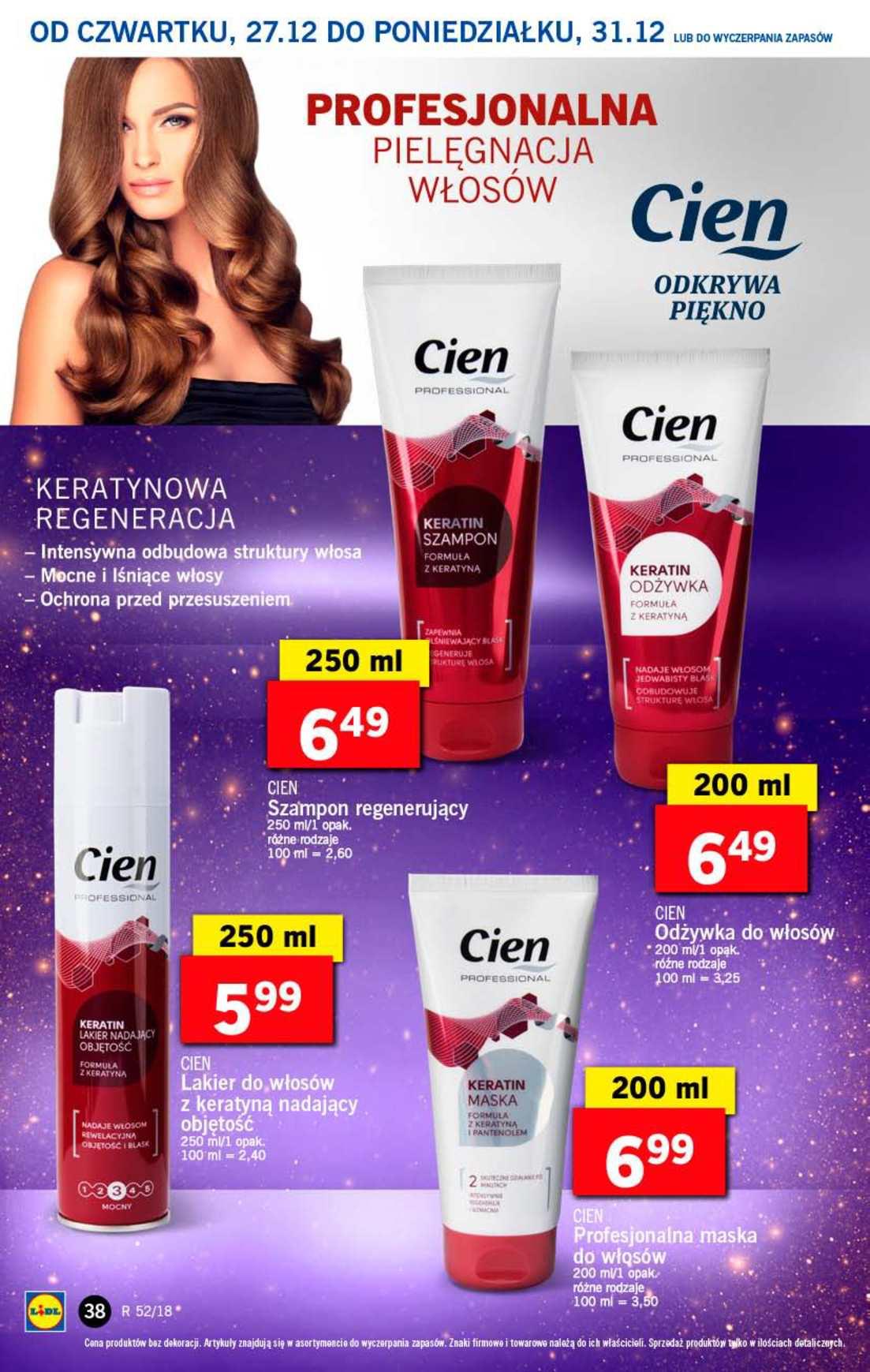 Gazetka promocyjna Lidl do 31/12/2018 str.38