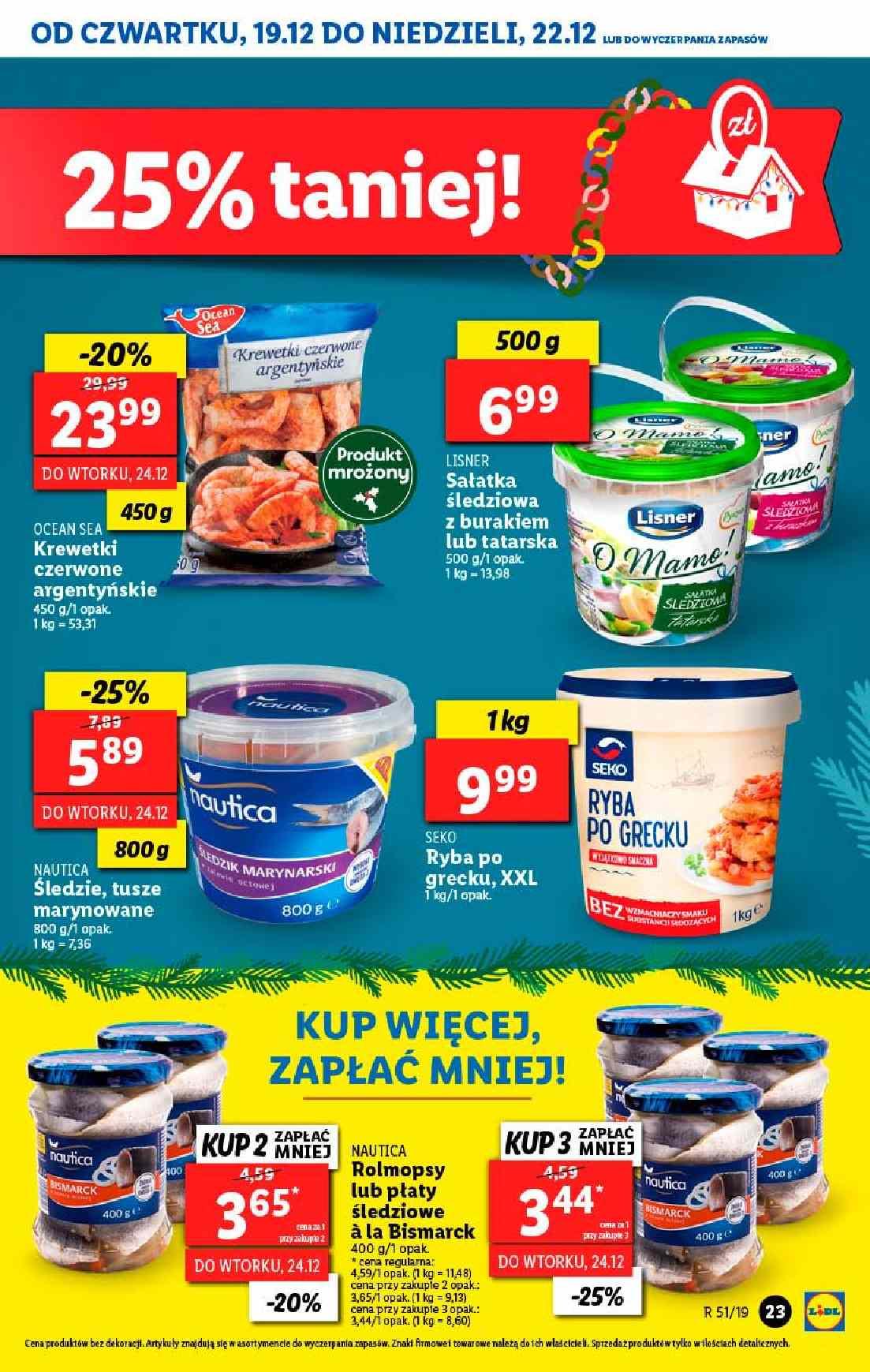 Gazetka promocyjna Lidl do 22/12/2019 str.23