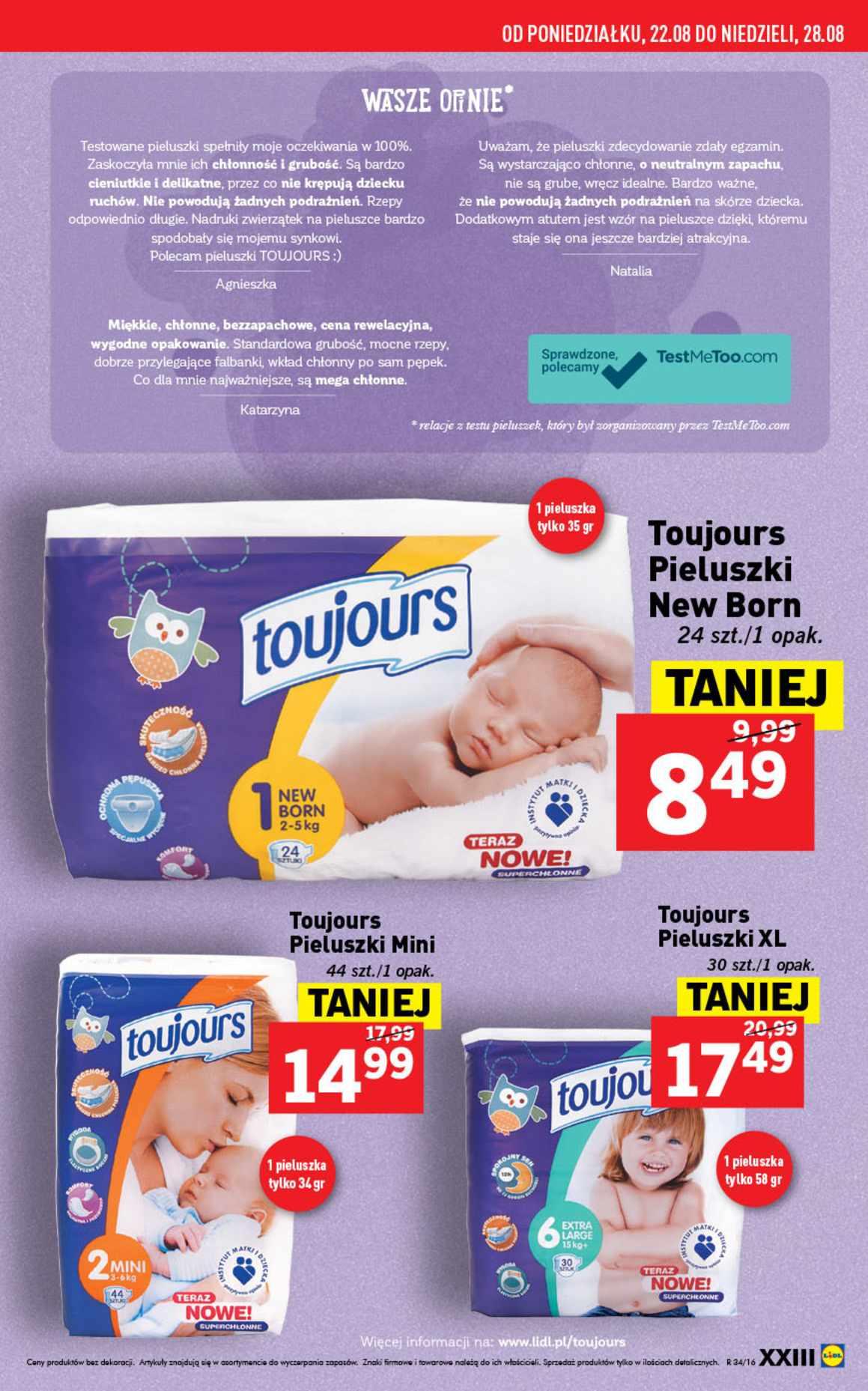 Gazetka promocyjna Lidl do 28/08/2016 str.23