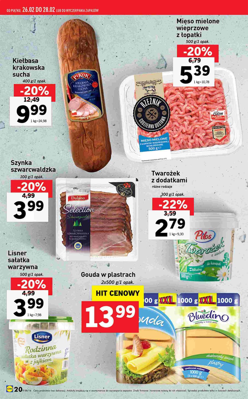 Gazetka promocyjna Lidl do 28/02/2016 str.20