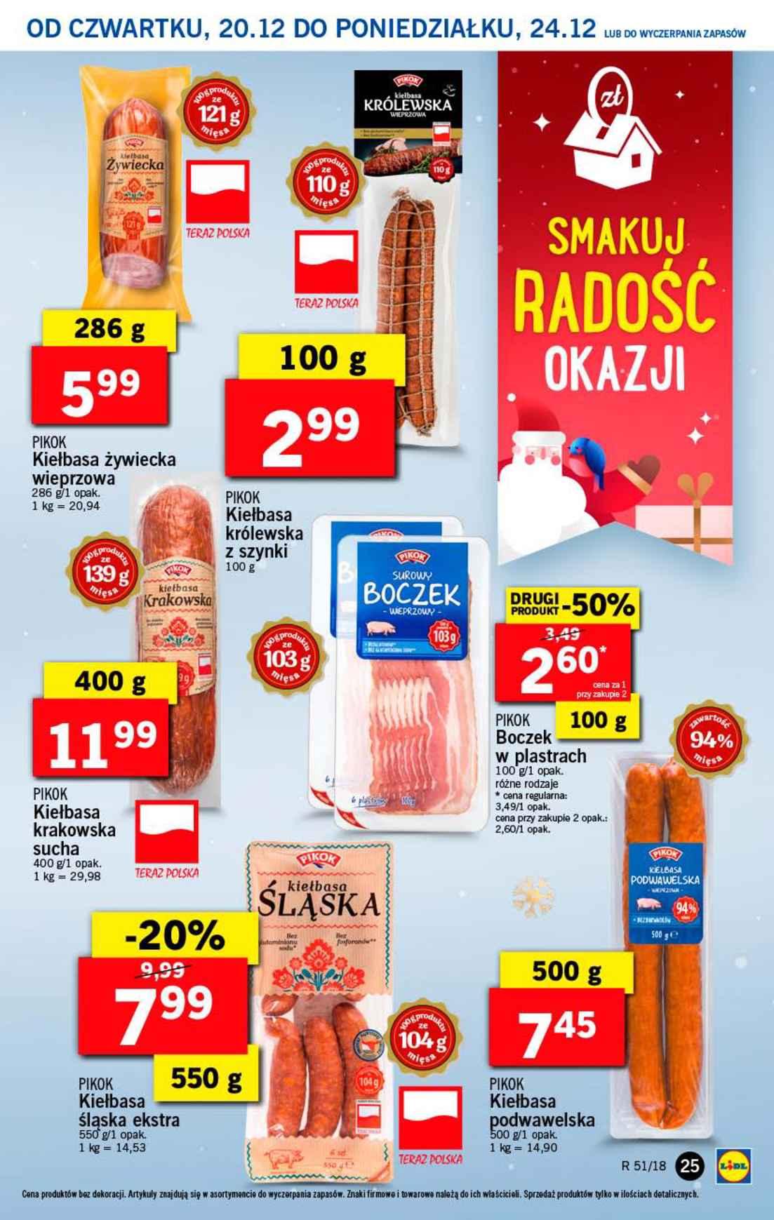 Gazetka promocyjna Lidl do 23/12/2018 str.25