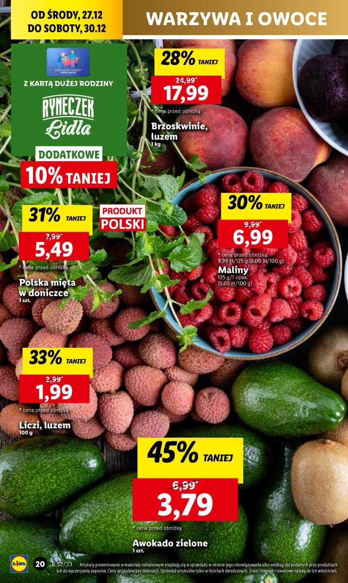 Gazetka promocyjna Lidl do 30/12/2023 str.20