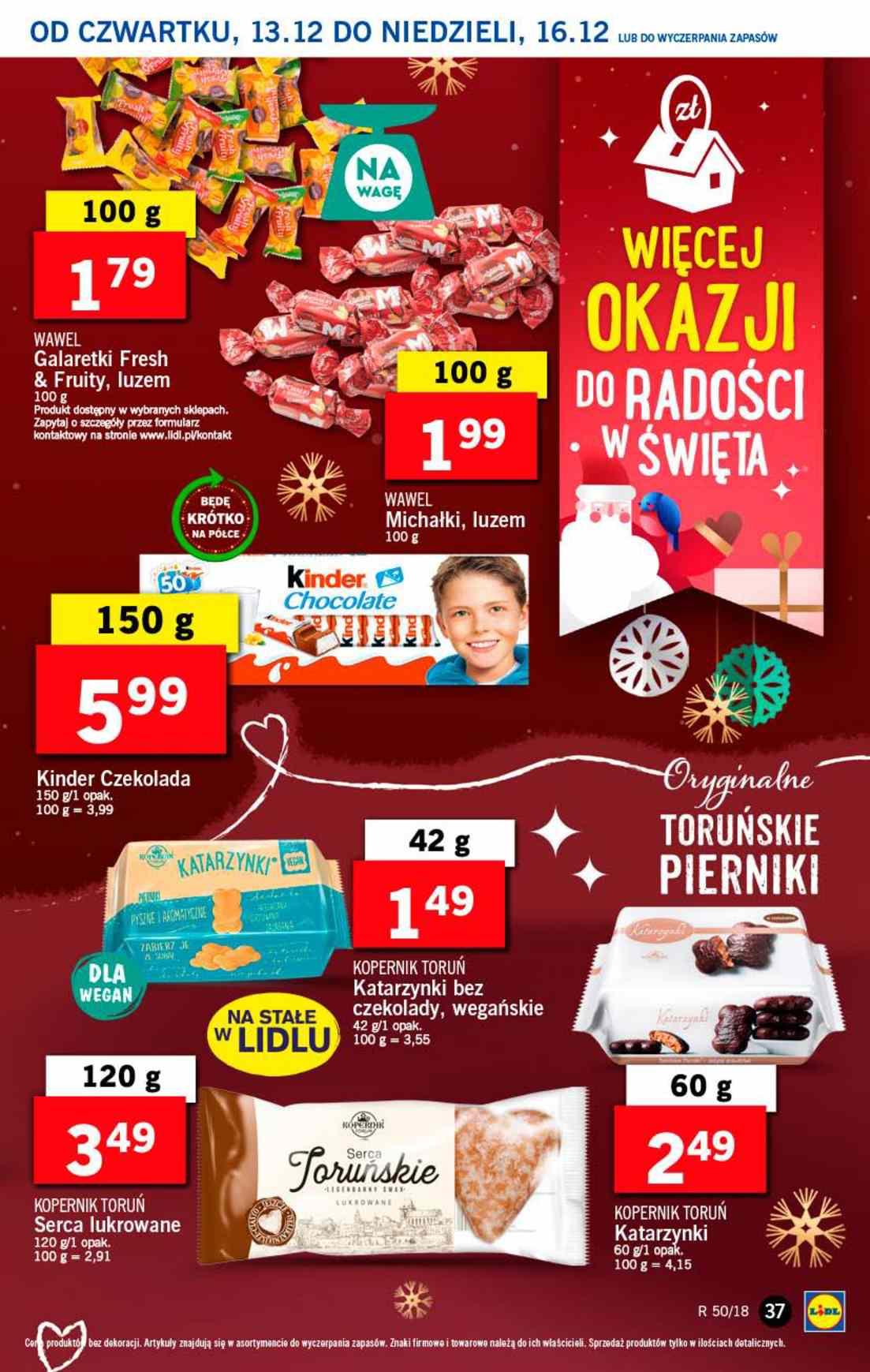 Gazetka promocyjna Lidl do 16/12/2018 str.37