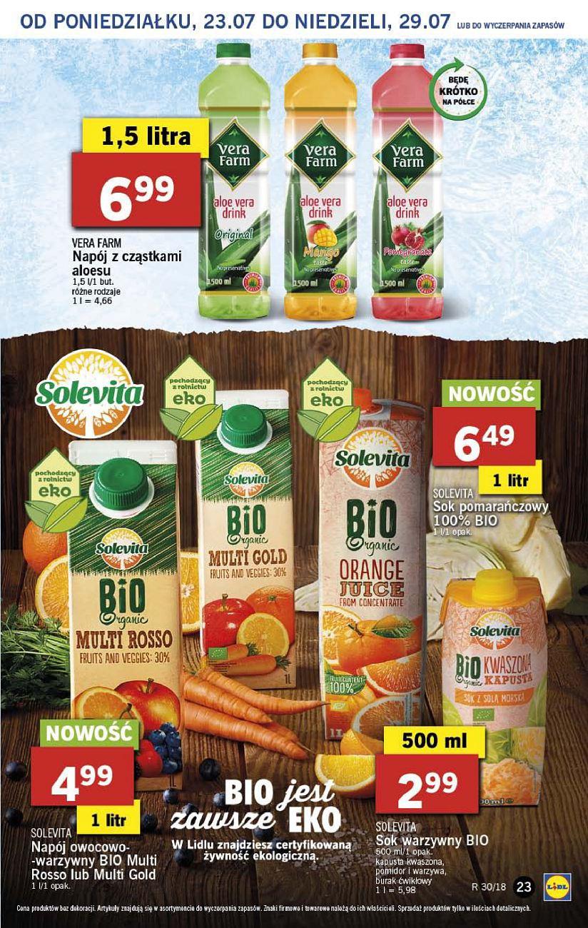 Gazetka promocyjna Lidl do 25/07/2018 str.23