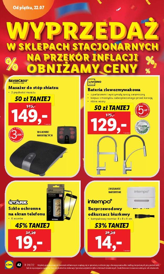 Gazetka promocyjna Lidl do 23/07/2022 str.42