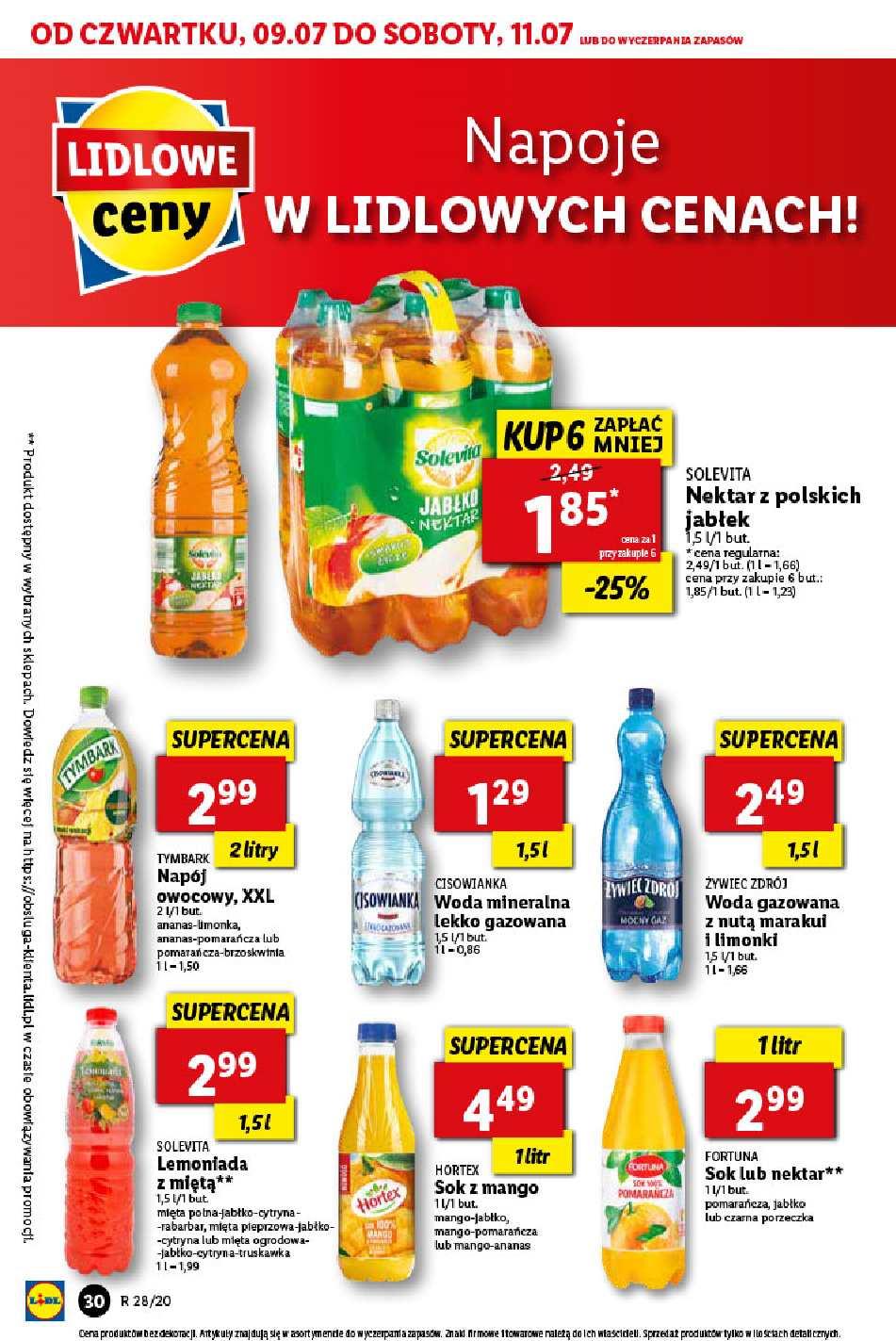 Gazetka promocyjna Lidl do 11/07/2020 str.30