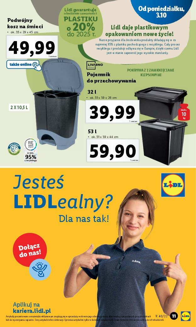 Gazetka promocyjna Lidl do 08/10/2022 str.11