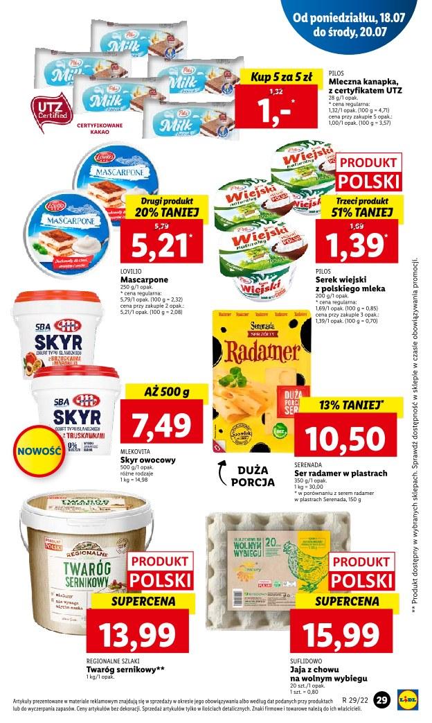 Gazetka promocyjna Lidl do 20/07/2022 str.29