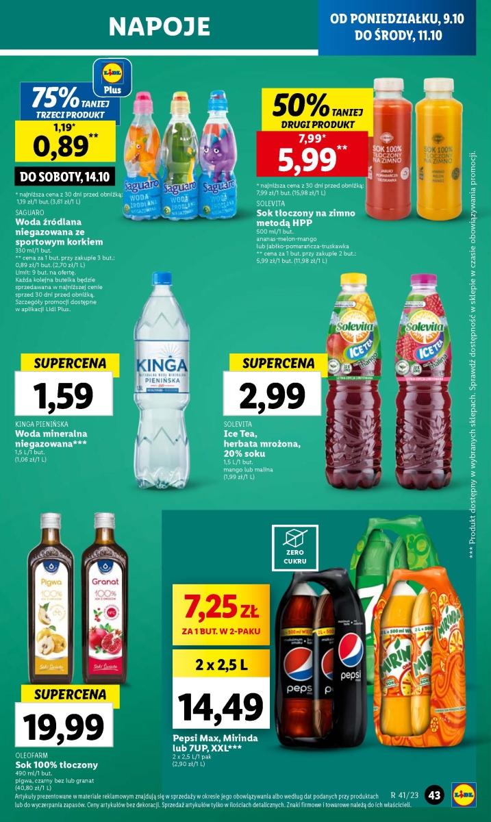 Gazetka promocyjna Lidl do 11/10/2023 str.47