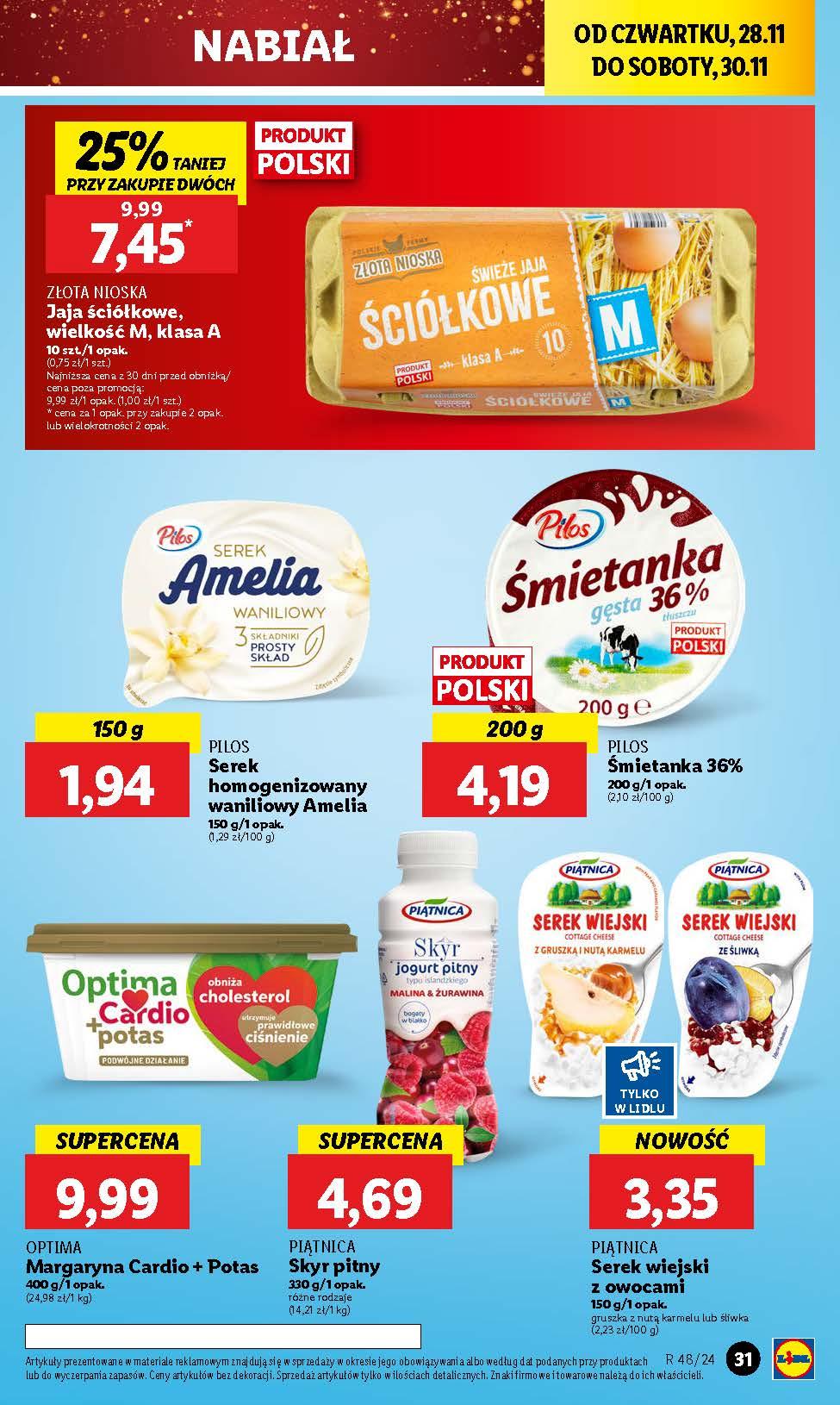 Gazetka promocyjna Lidl do 30/11/2024 str.31