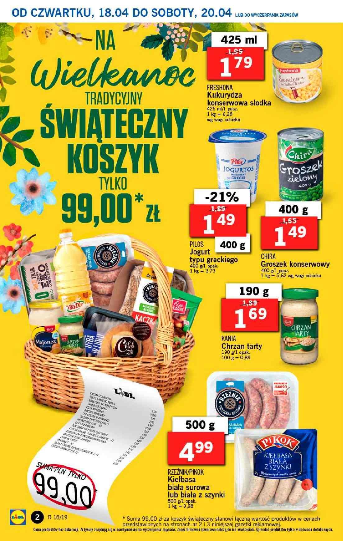Gazetka promocyjna Lidl do 20/04/2019 str.2