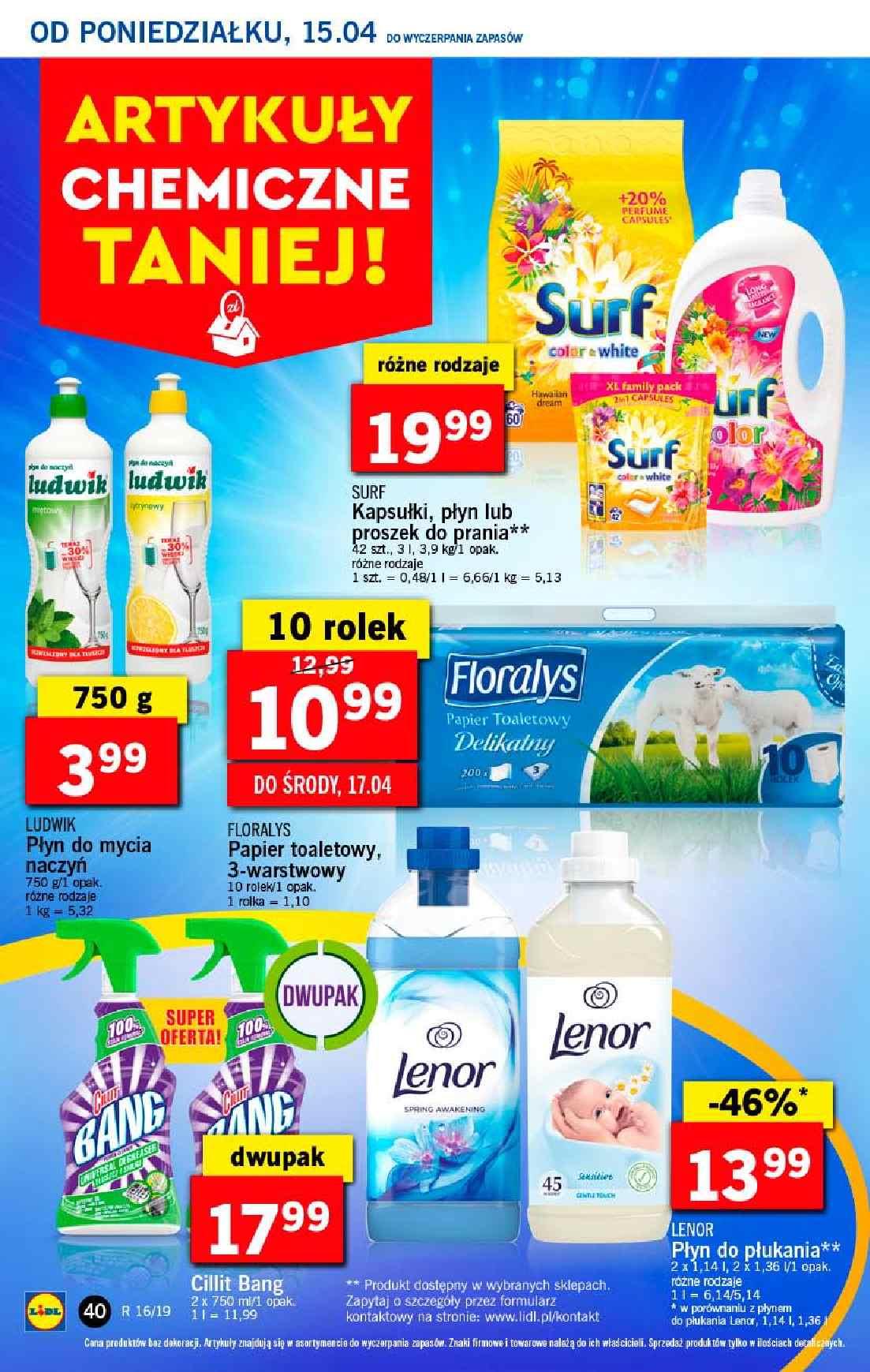 Gazetka promocyjna Lidl do 17/04/2019 str.40