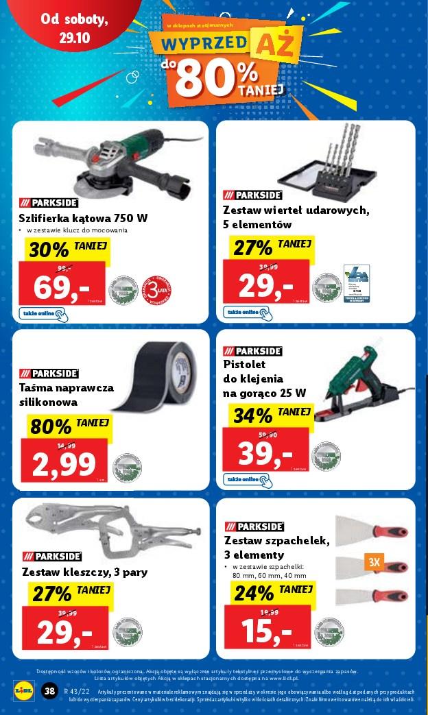 Gazetka promocyjna Lidl do 29/10/2022 str.38