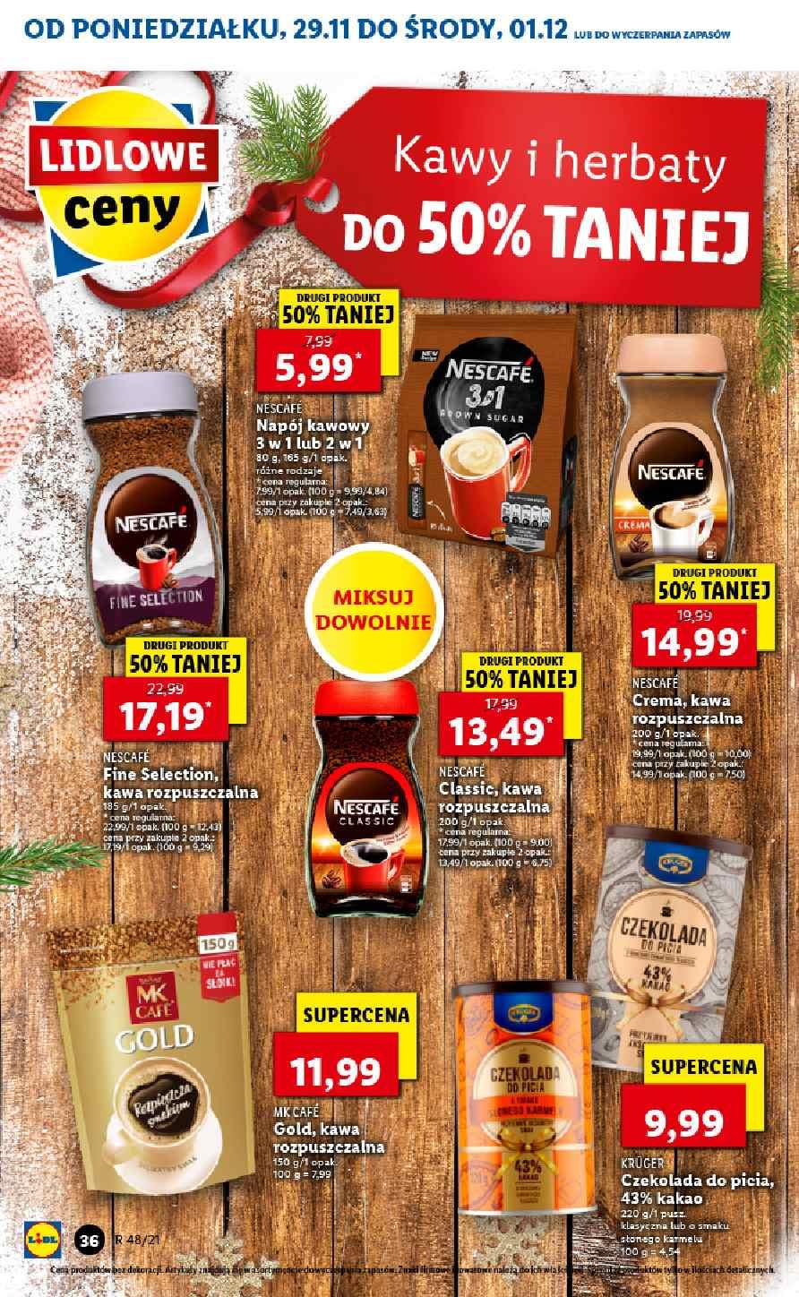 Gazetka promocyjna Lidl do 01/12/2021 str.36