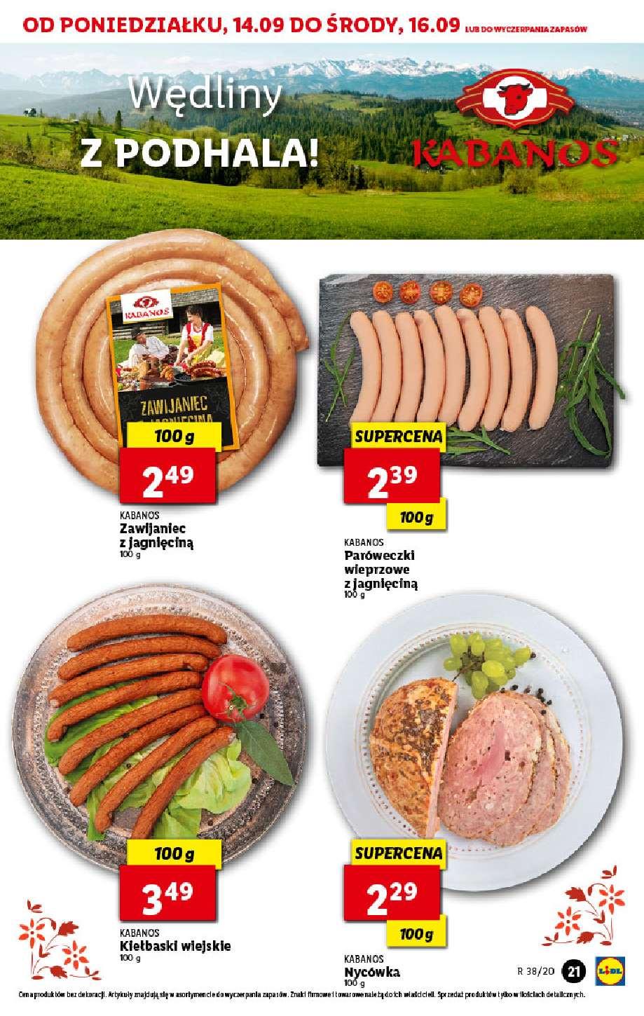 Gazetka promocyjna Lidl do 16/09/2020 str.21