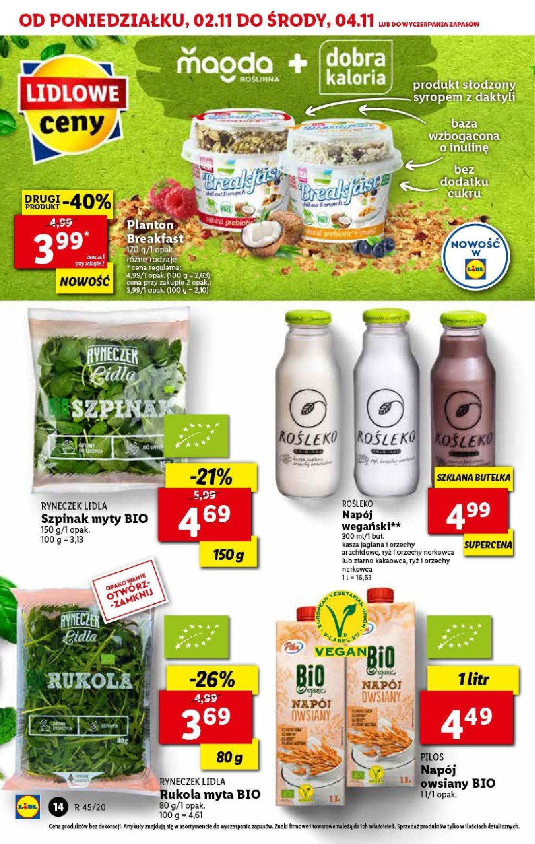 Gazetka promocyjna Lidl do 04/11/2020 str.14