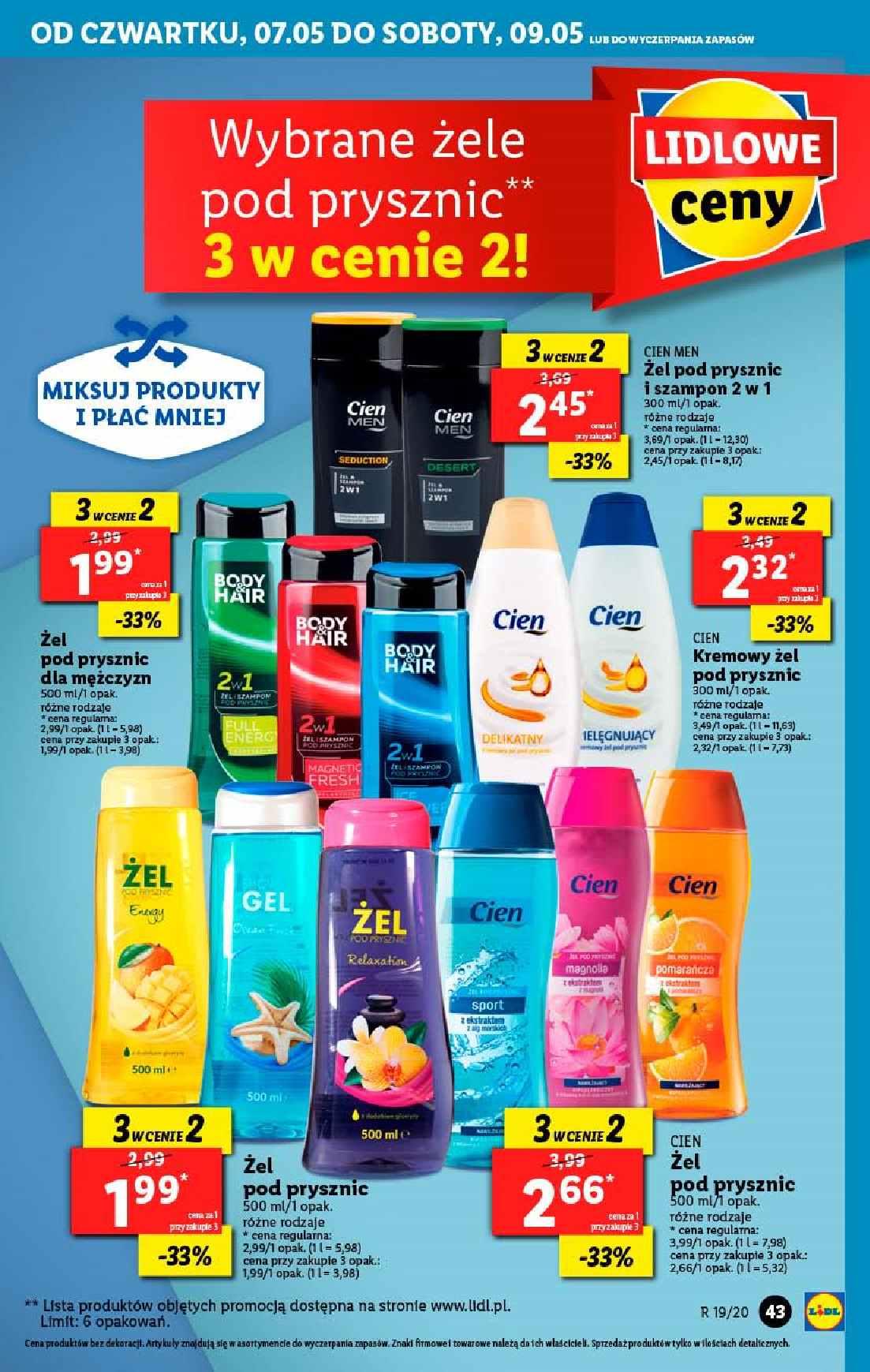 Gazetka promocyjna Lidl do 09/05/2020 str.43