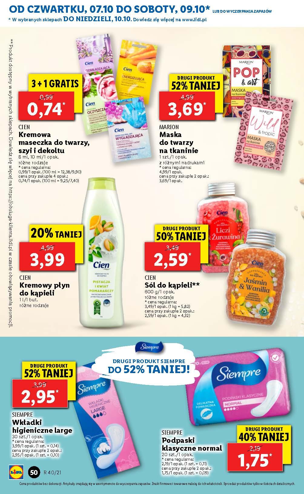 Gazetka promocyjna Lidl do 09/10/2021 str.48