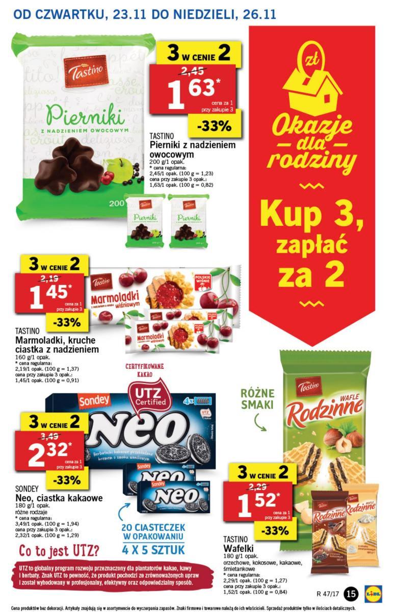 Gazetka promocyjna Lidl do 26/11/2017 str.15