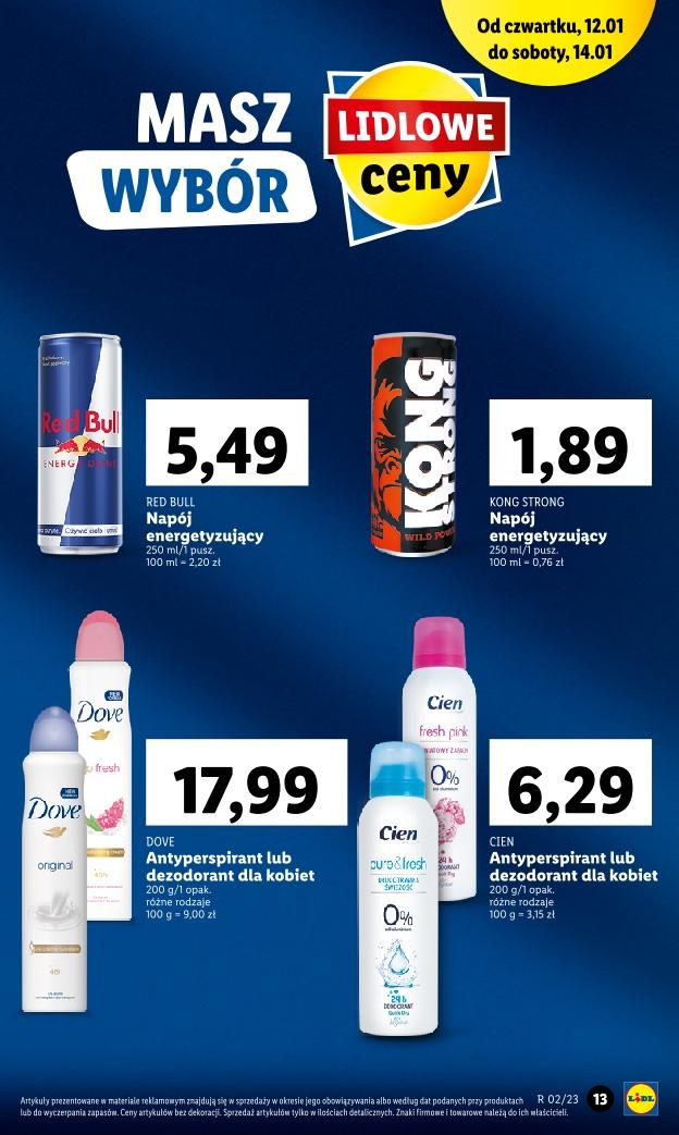 Gazetka promocyjna Lidl do 14/01/2023 str.13