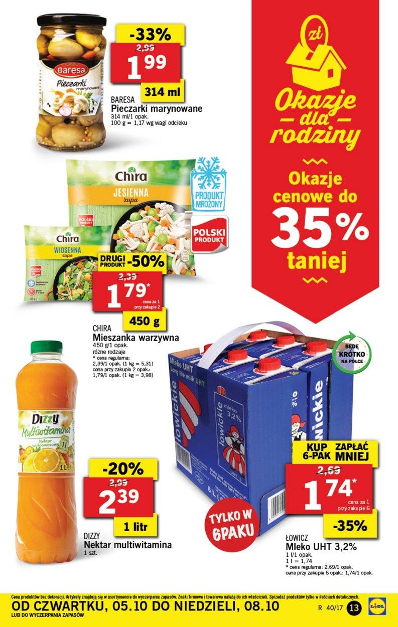 Gazetka promocyjna Lidl do 08/10/2017 str.13