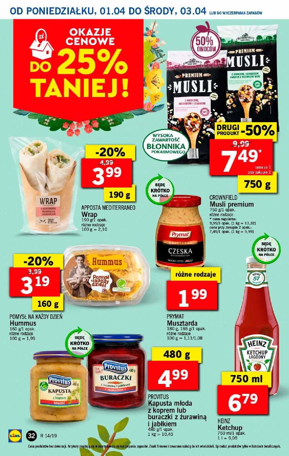 Gazetka promocyjna Lidl do 03/04/2019 str.32