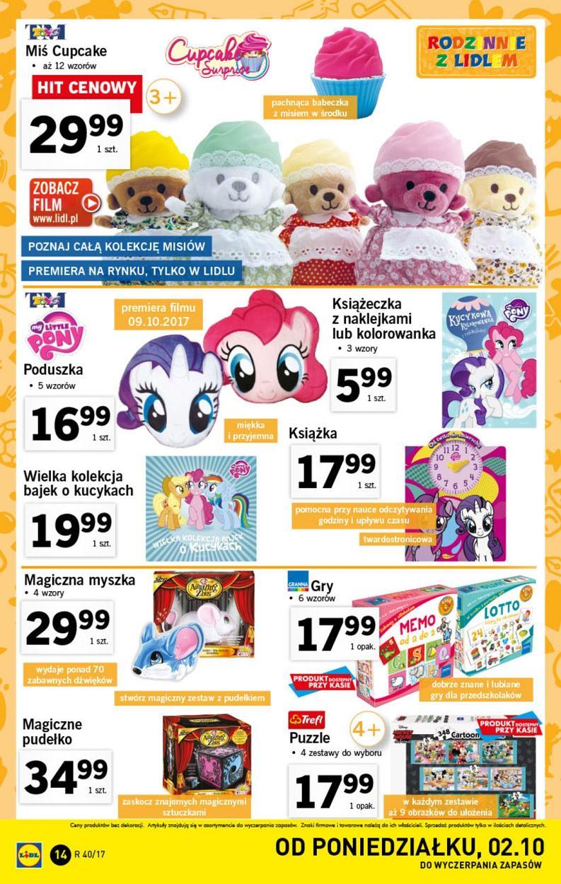 Gazetka promocyjna Lidl do 08/10/2017 str.14