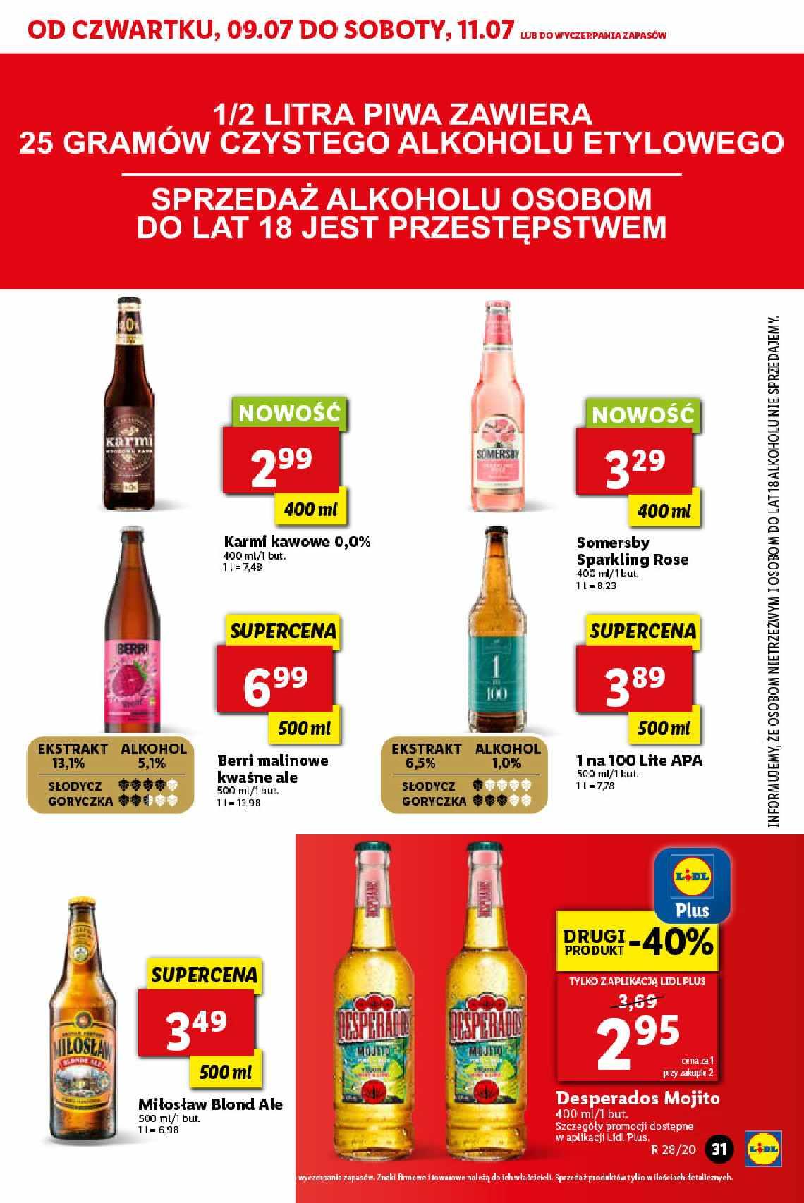 Gazetka promocyjna Lidl do 11/07/2020 str.31