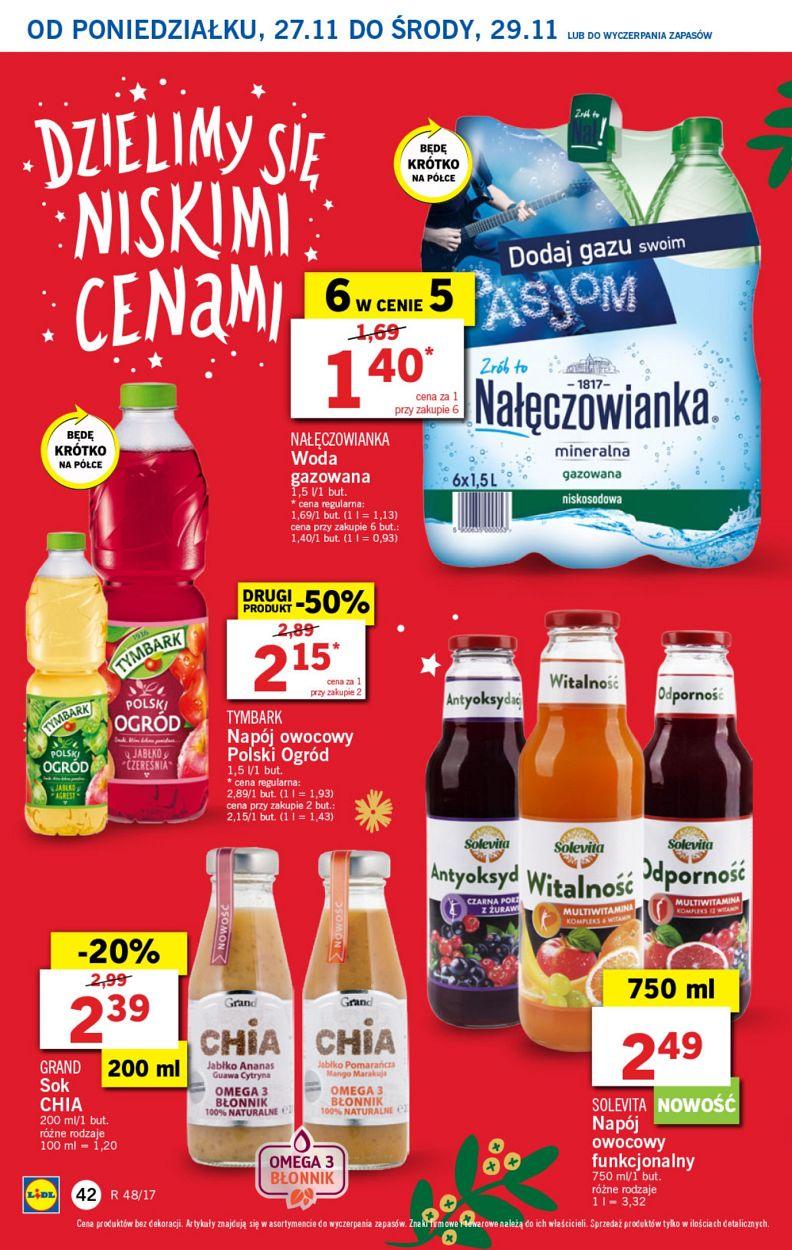 Gazetka promocyjna Lidl do 29/11/2017 str.42