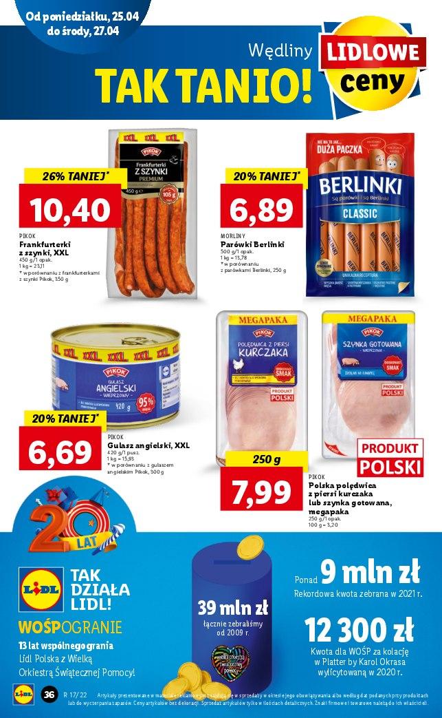 Gazetka promocyjna Lidl do 27/04/2022 str.36