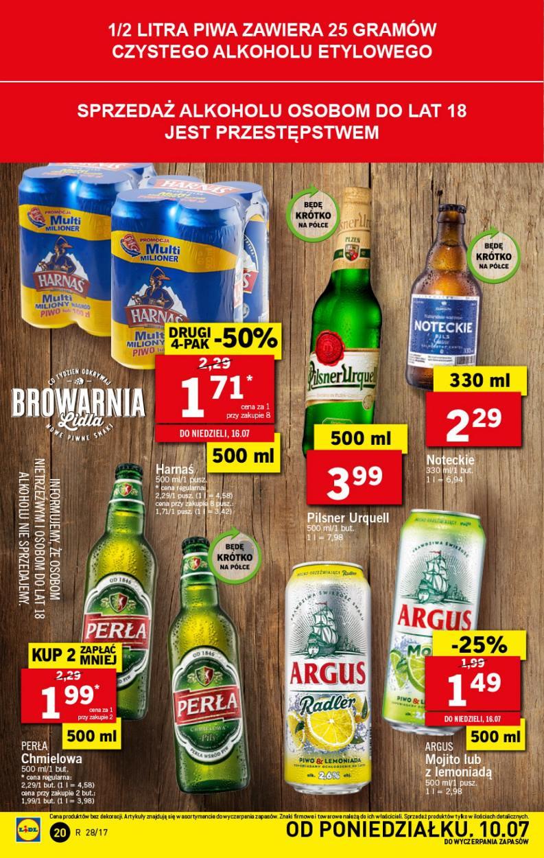 Gazetka promocyjna Lidl do 12/07/2017 str.20