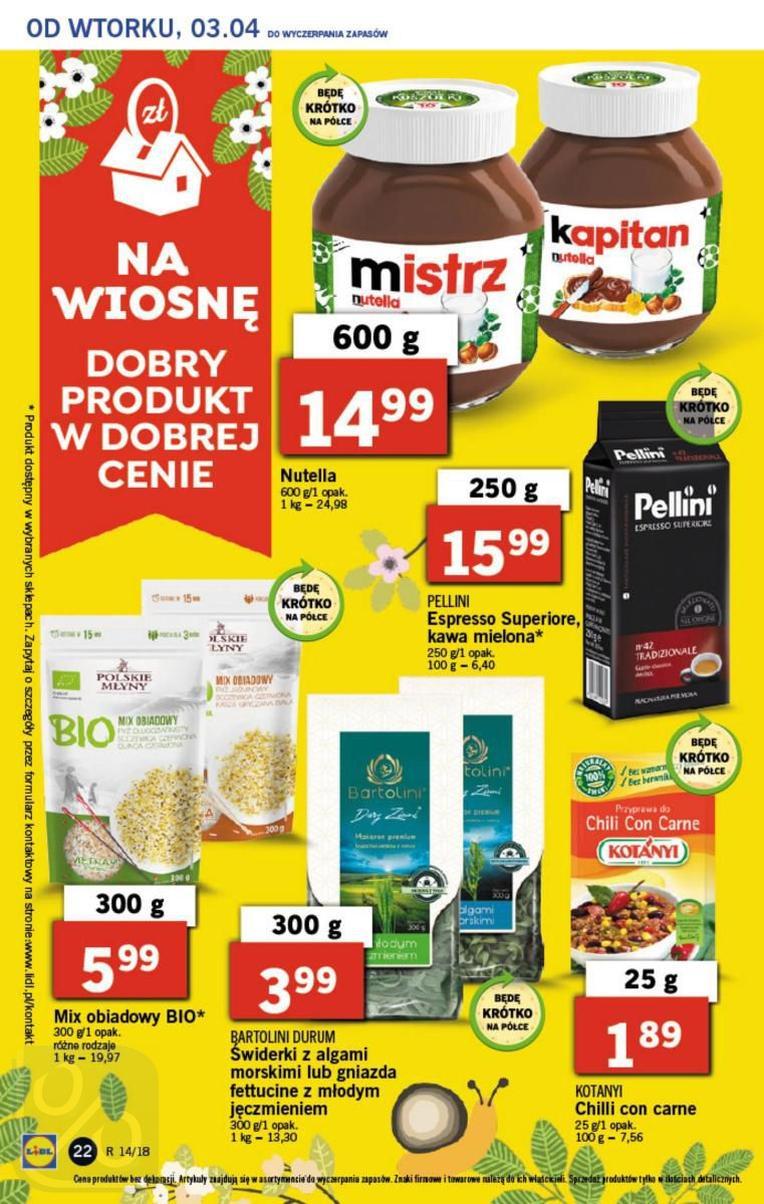 Gazetka promocyjna Lidl do 04/04/2018 str.22