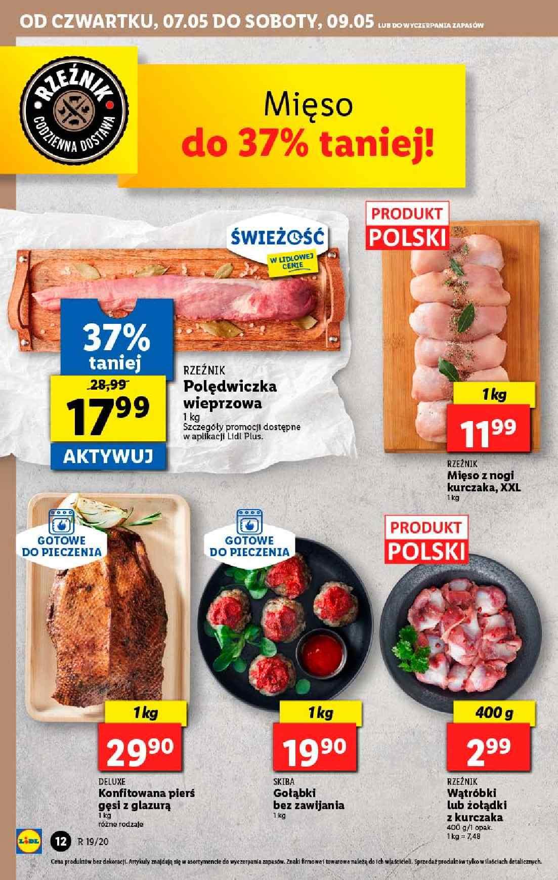 Gazetka promocyjna Lidl do 09/05/2020 str.12