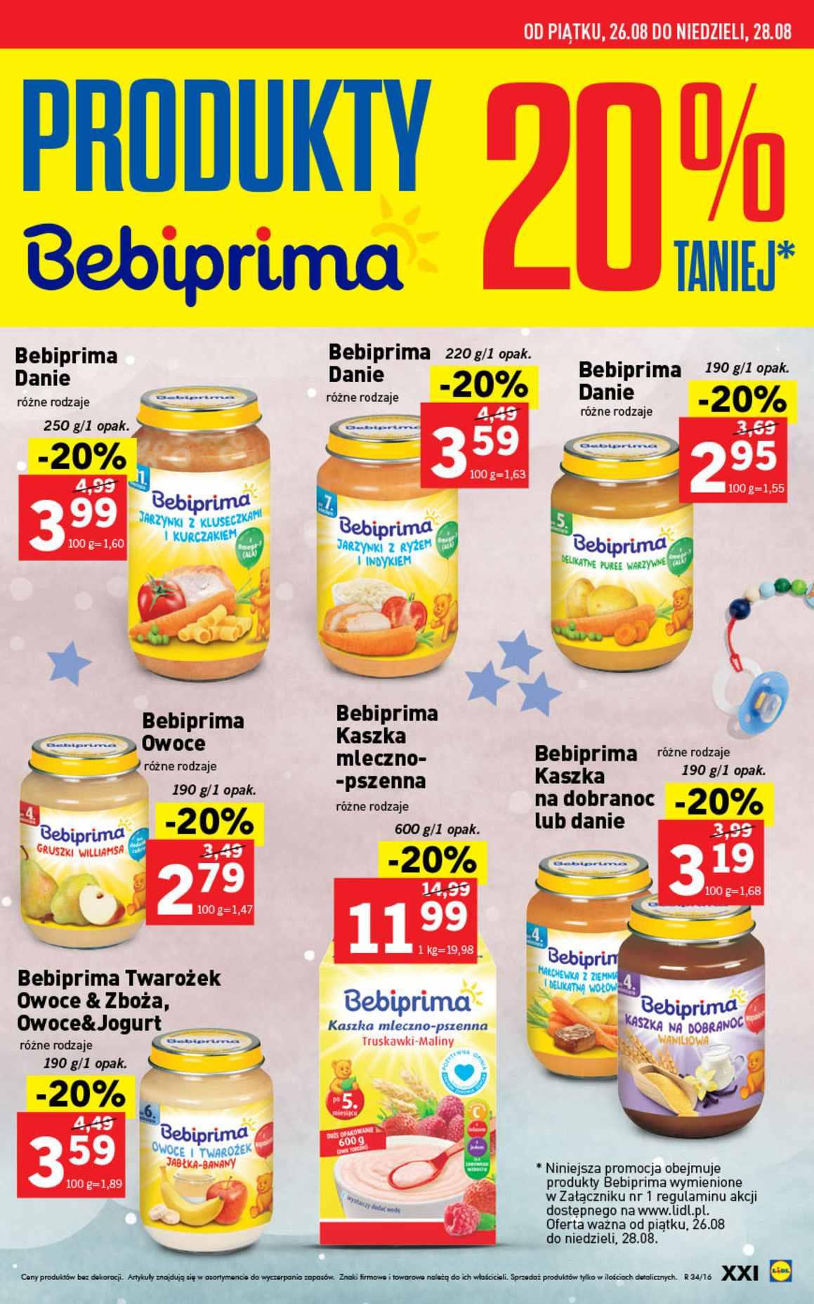 Gazetka promocyjna Lidl do 28/08/2016 str.21