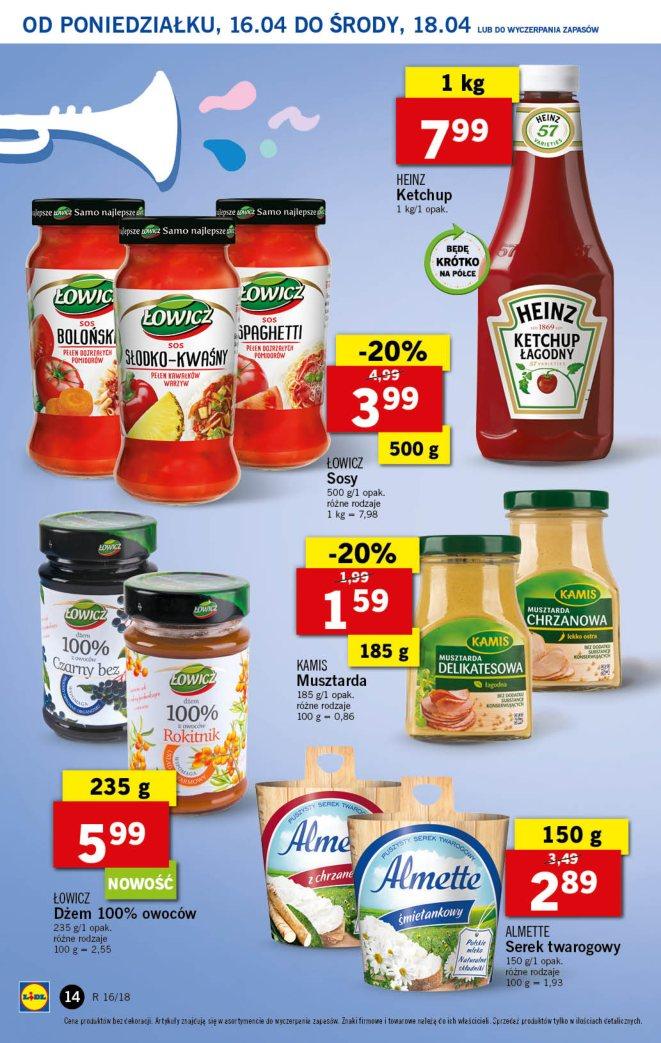 Gazetka promocyjna Lidl do 18/04/2018 str.14