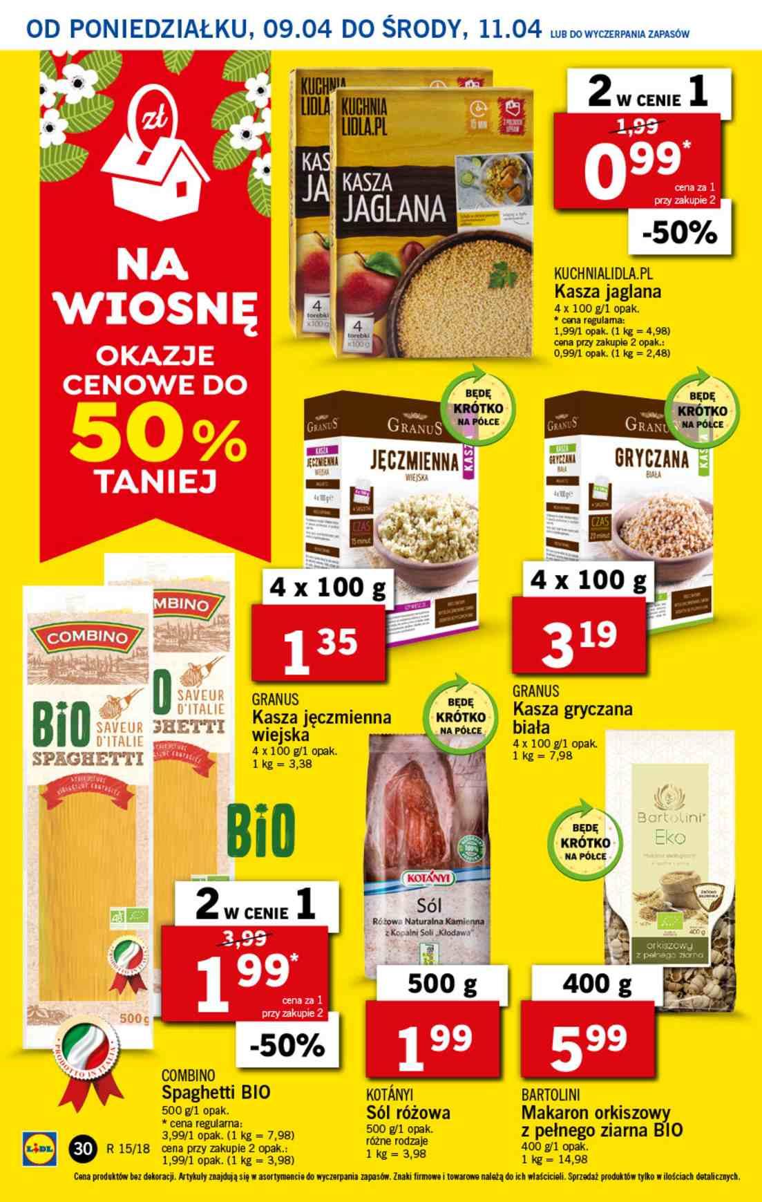 Gazetka promocyjna Lidl do 11/04/2018 str.30