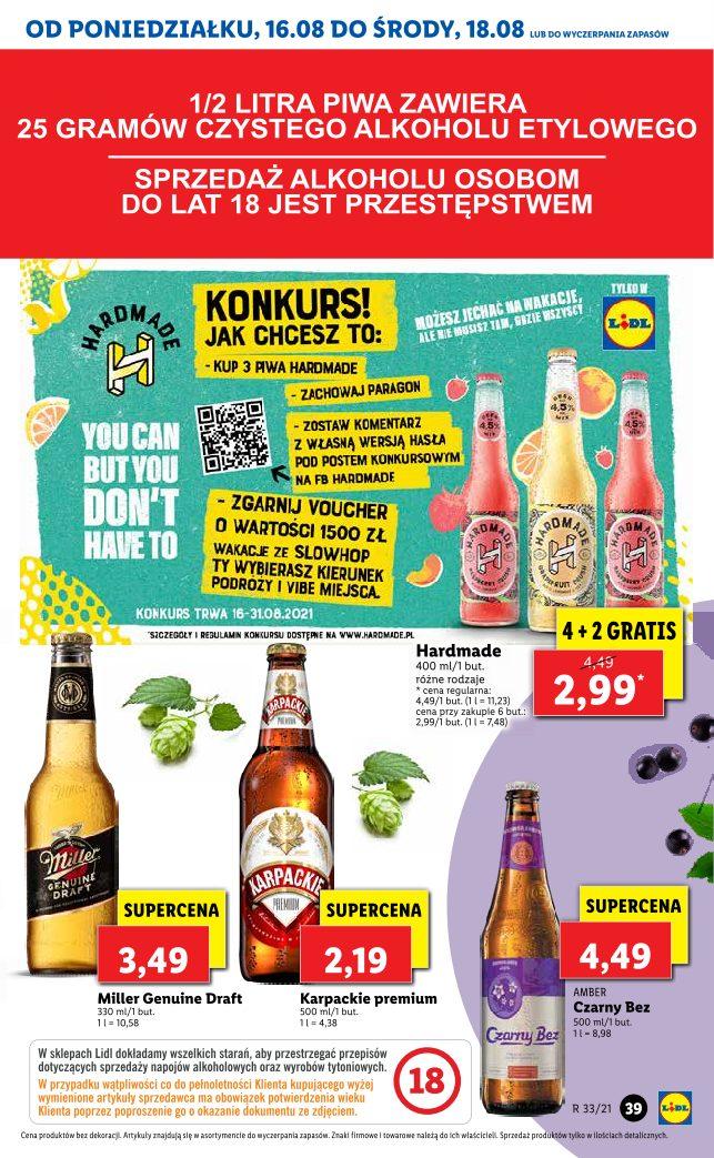 Gazetka promocyjna Lidl do 18/08/2021 str.39