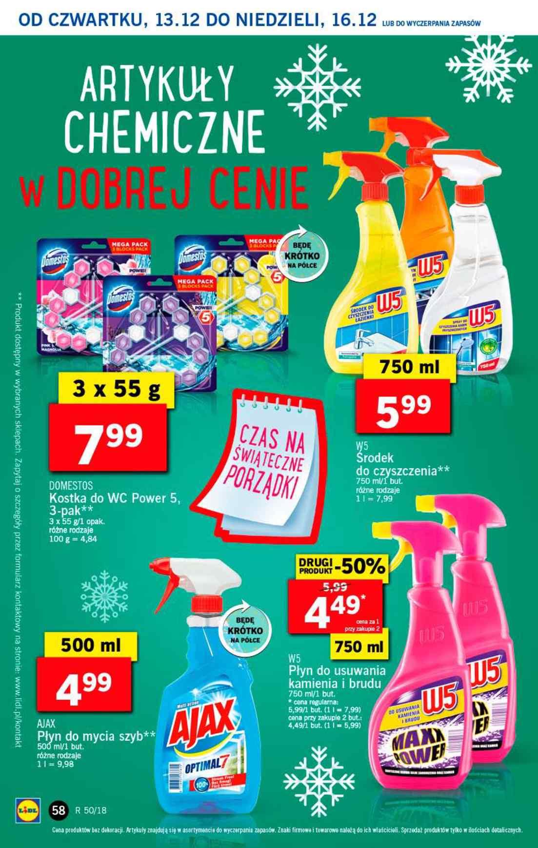 Gazetka promocyjna Lidl do 16/12/2018 str.58