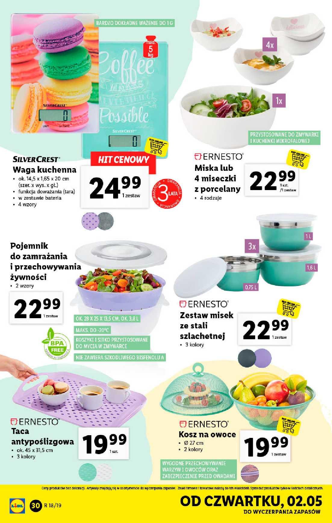 Gazetka promocyjna Lidl do 04/05/2019 str.30