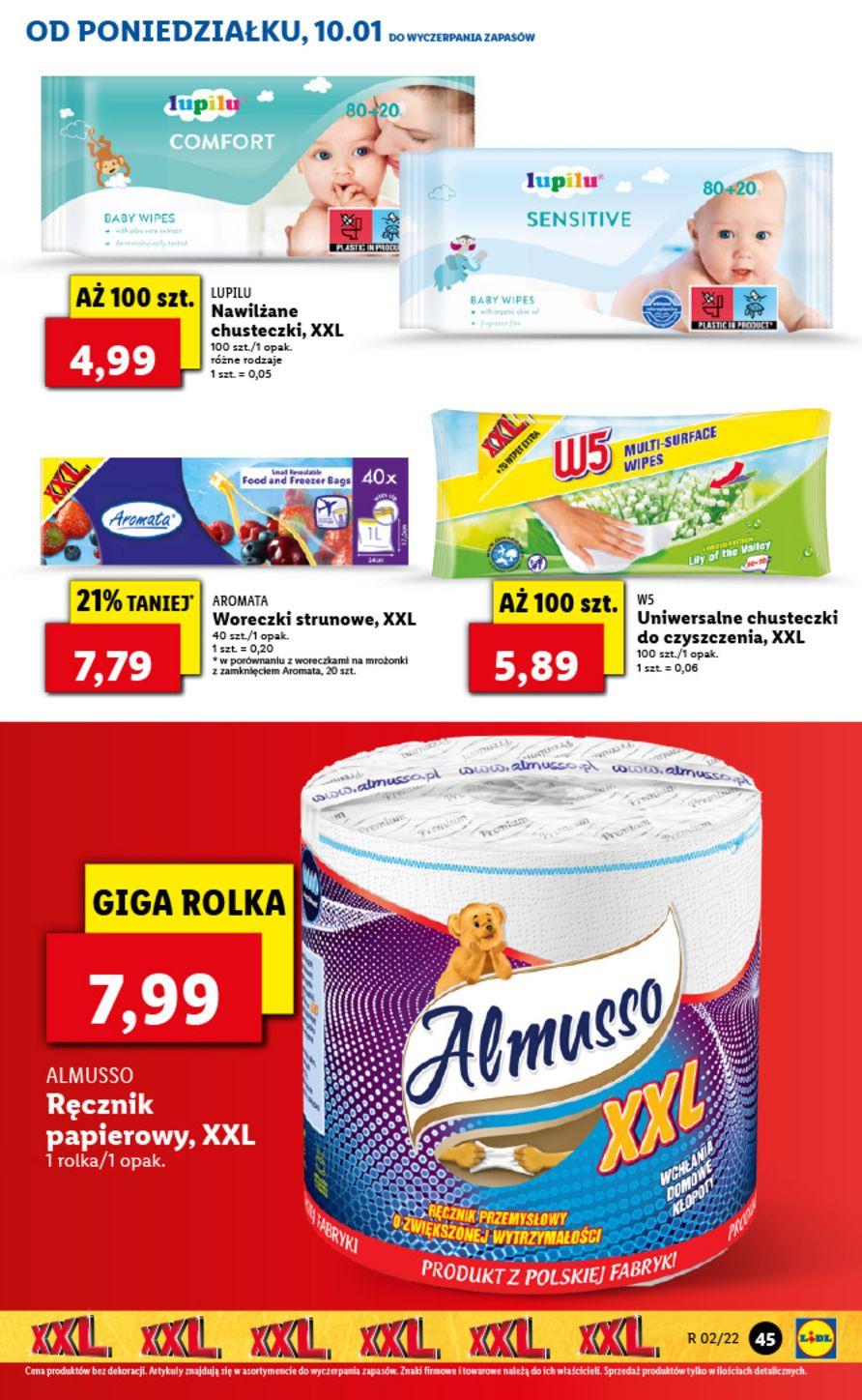 Gazetka promocyjna Lidl do 12/01/2022 str.45