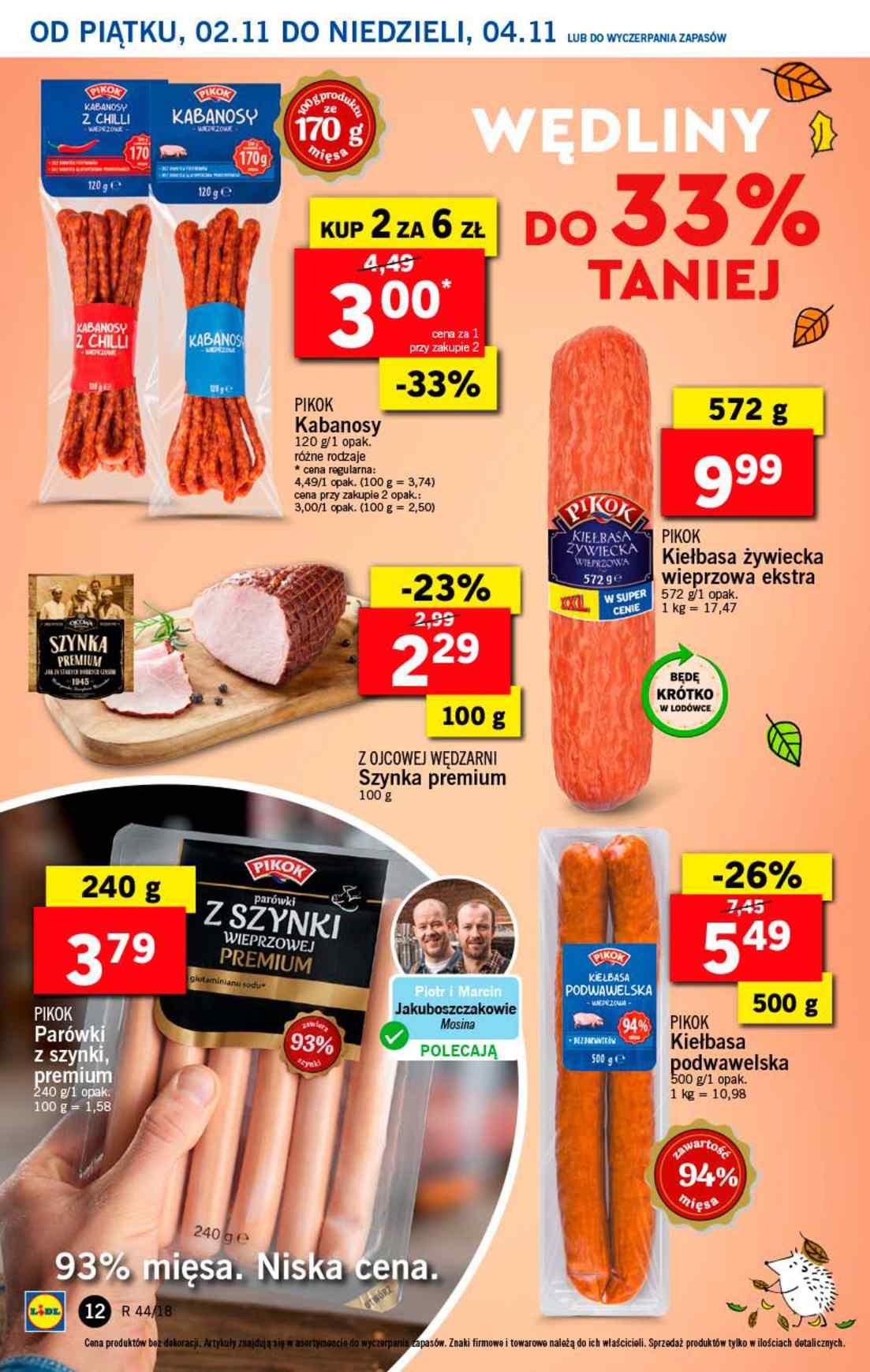 Gazetka promocyjna Lidl do 04/11/2018 str.12