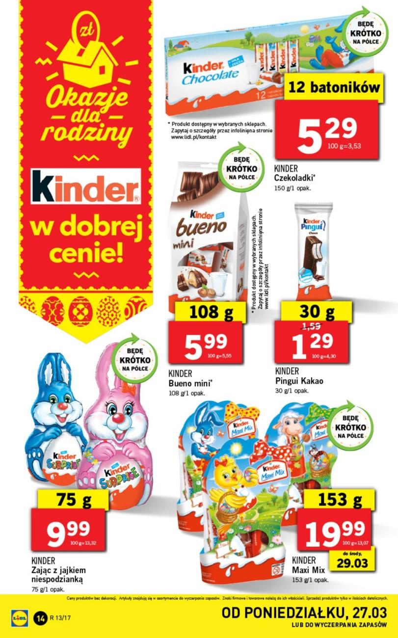 Gazetka promocyjna Lidl do 29/03/2017 str.14