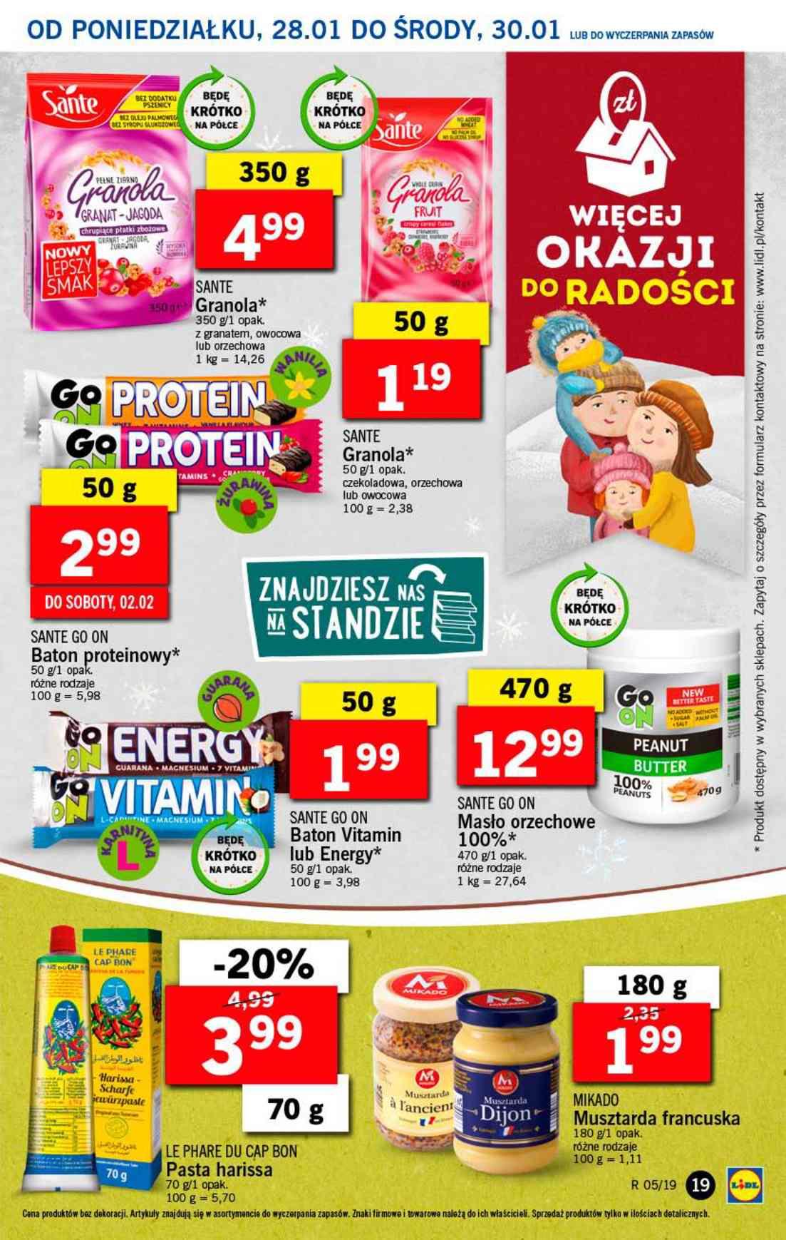 Gazetka promocyjna Lidl do 30/01/2019 str.19