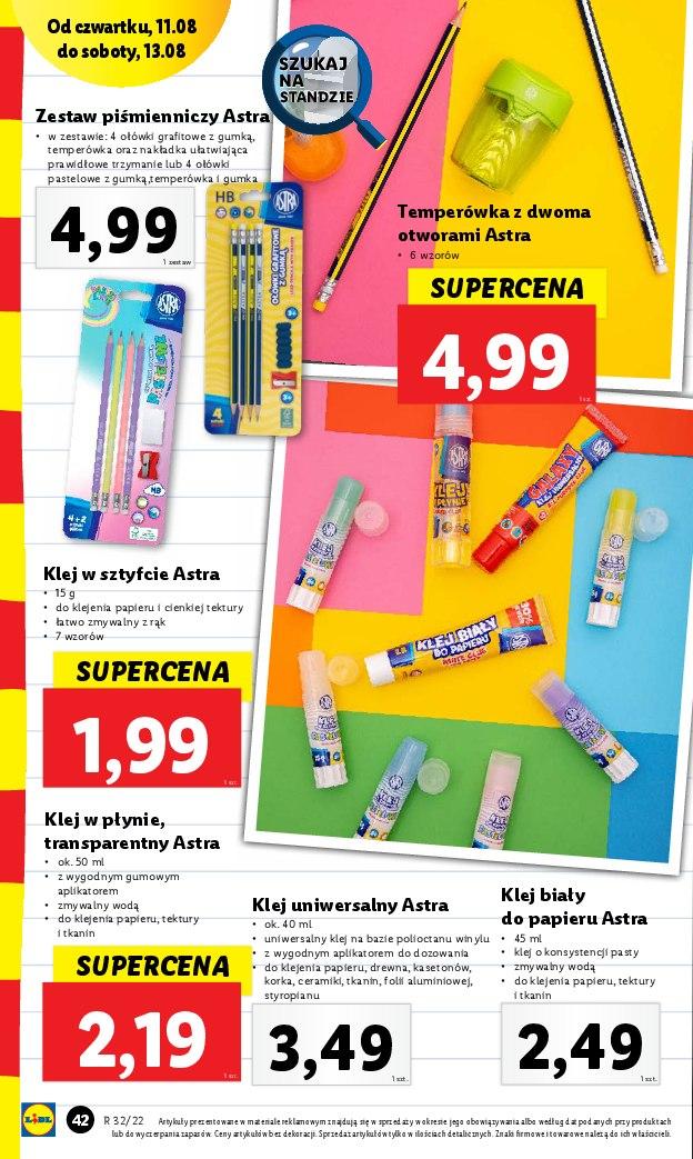 Gazetka promocyjna Lidl do 13/08/2022 str.42