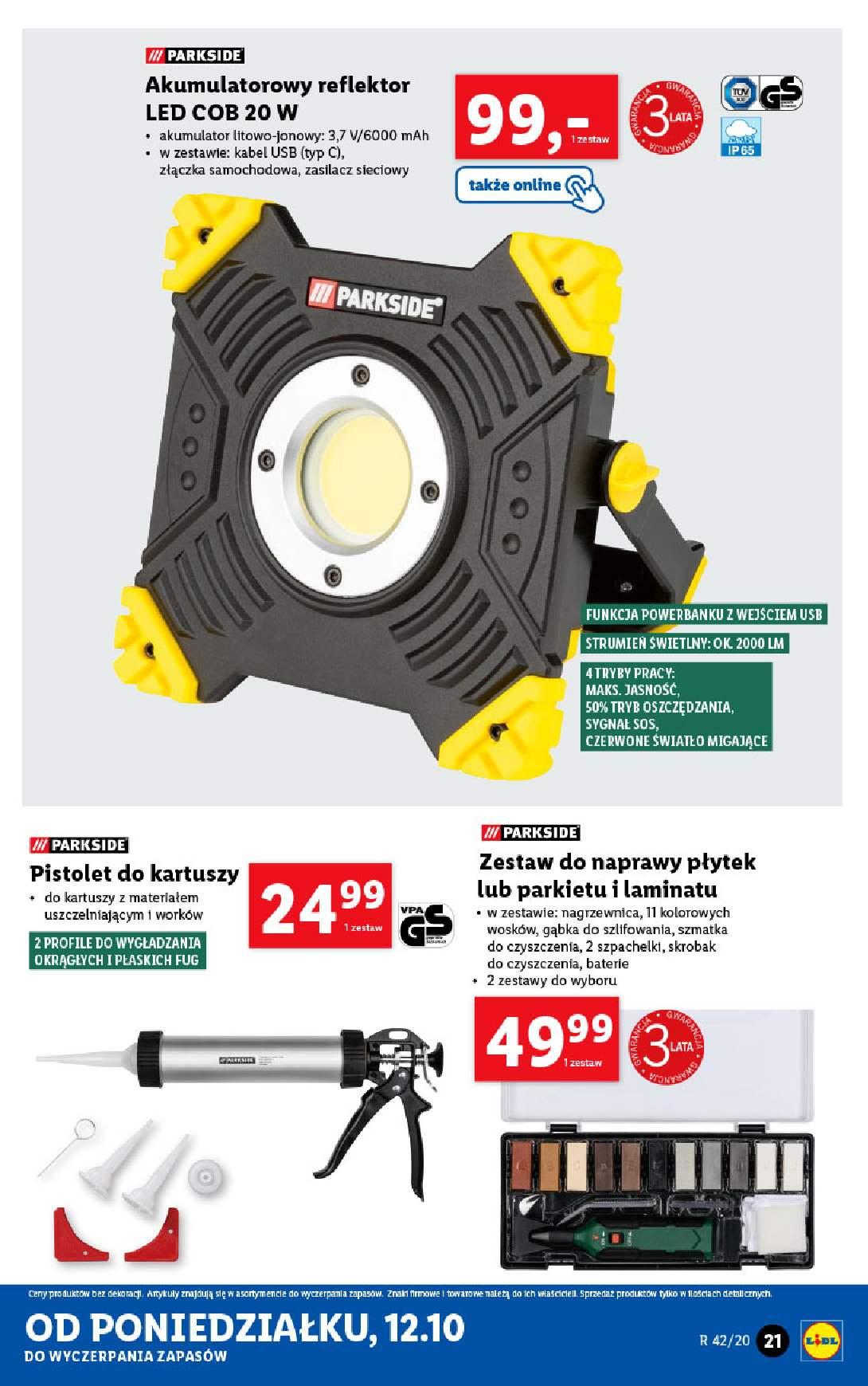 Gazetka promocyjna Lidl do 17/10/2020 str.21